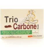 Trio Carbone Plus Integratore Contro Gas Intestinali 40 Compresse 100%