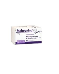 Melatonina Viti Retard 1mg Integratore Sonno 60 Compresse