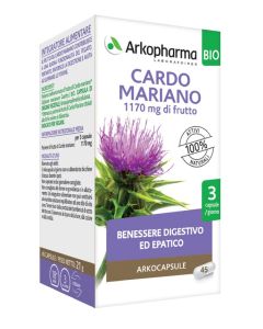  Akocapsule Cardo Mariano Bio Integratore Fegato 45 Capsule