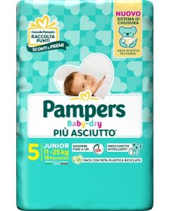 Pampers bd Downcount j 16pz