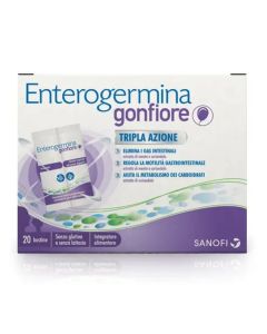 Enterogermina Gonfiore Addominale Integratore Elimina Gas 20 Bustine